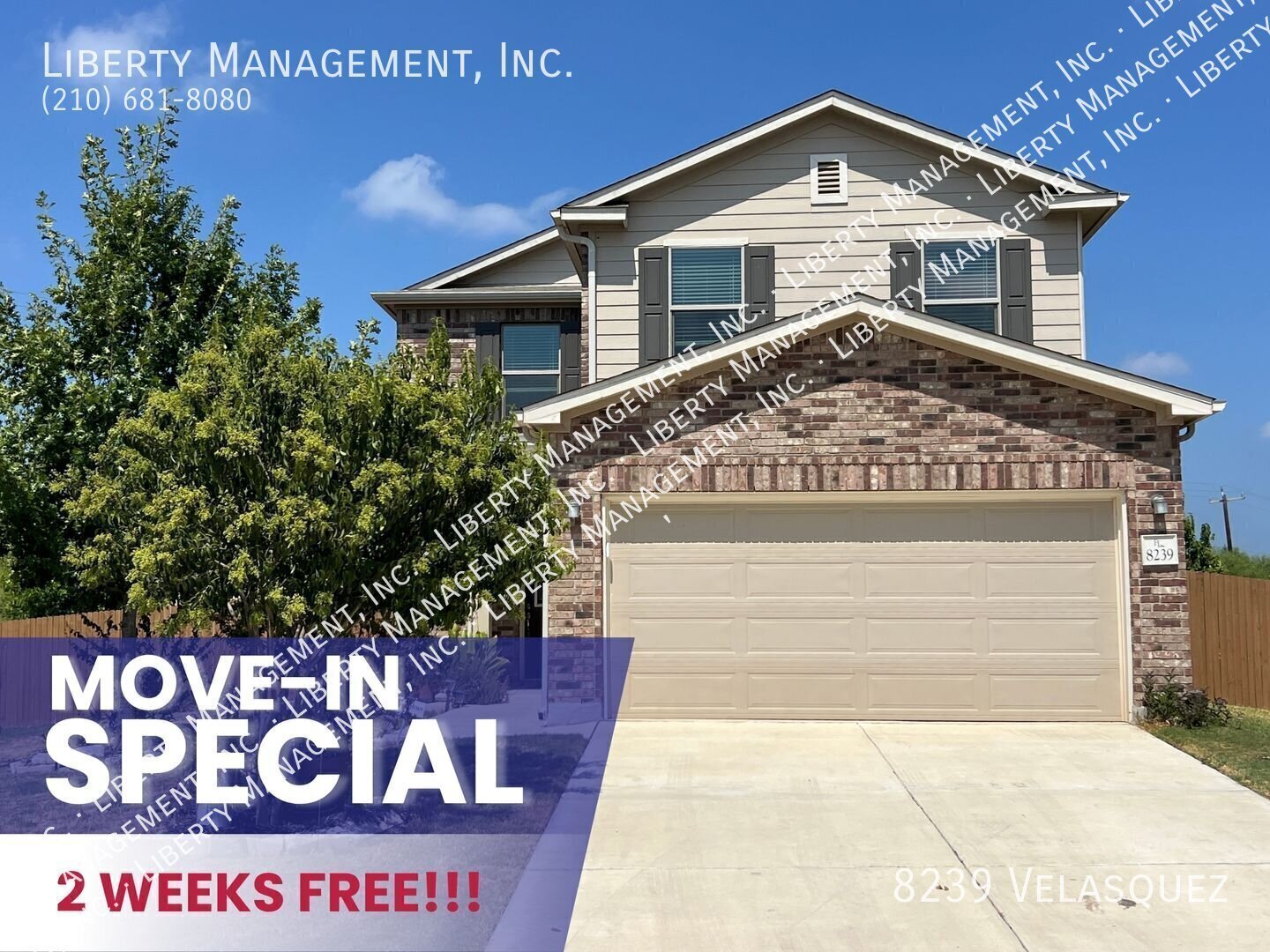 4 Bed, 2.5 Bath Home on 1/4 Acre Cul-De-Sac and Greenbelt property image